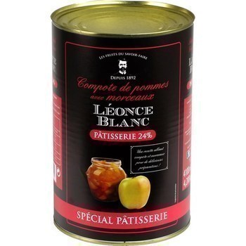 Compote de pomme avec morceaux ptisserie 24% 4,2 kg - Epicerie Sucre - Promocash PUGET SUR ARGENS
