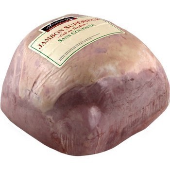 Jambon suprieur cuit au torchon sans couenne 1 kg - Charcuterie Traiteur - Promocash Beauvais