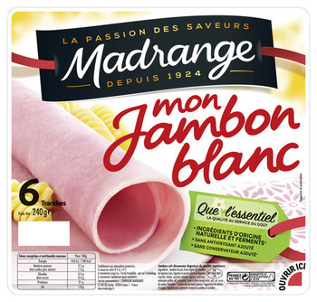 240G 6TR JAMBON BLC DD MADRANG - Charcuterie Traiteur - Promocash Villefranche