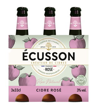 3X33CL ROSE NATUREL ECUSSON - Brasserie - Promocash Nevers