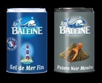 DUO SEL POIVRE LA BALEINE - Epicerie Sale - Promocash Arles