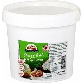 Chvre frais pour prparation 2 kg - Crmerie - Promocash Sarlat