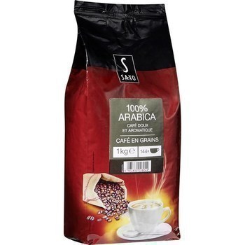 Caf en grains 100% arabica 1 kg - Epicerie Sucre - Promocash LANNION