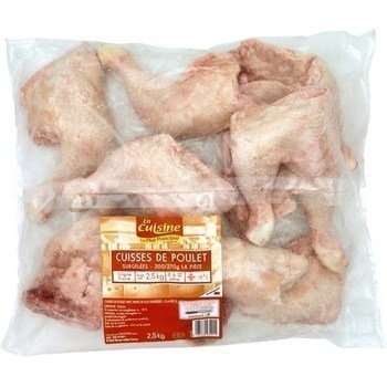 Cuisses de poulet 2,5 kg - Surgels - Promocash Le Pontet