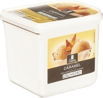 Crme glace caramel 1237,5 g - Surgels - Promocash Arles