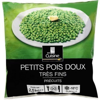 Petits pois doux trs fins prcuits 2,5 kg - Surgels - Promocash Aix en Provence