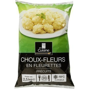 Chou-fleur en fleurettes prcuits 2,5 kg - Surgels - Promocash Le Pontet