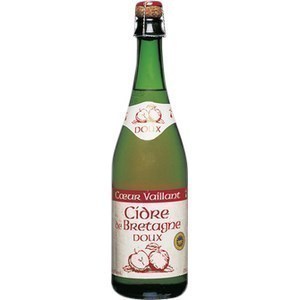 Cidre Doux de Bretagne Coeur Vaillant - le lot de 6 bouteilles de 75 cl. - Brasserie - Promocash Vichy