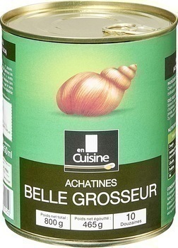 Escargots Achatines belle grosseur 465 g - Epicerie Sale - Promocash Arles