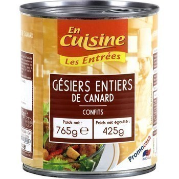 Gsiers entiers de canard confits 425 g - Epicerie Sale - Promocash Castres