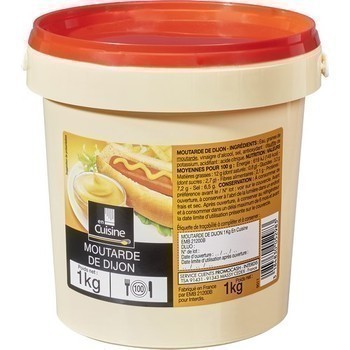 Moutarde de Dijon 1 kg - Epicerie Sale - Promocash Aix en Provence