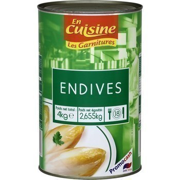 Endives 2,655 kg - Epicerie Sale - Promocash 