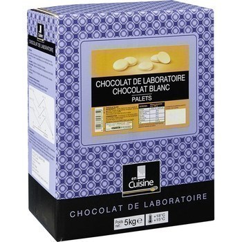 Palets chocolat blanc chocolat de laboratoire 5 kg - Epicerie Sucre - Promocash Albi
