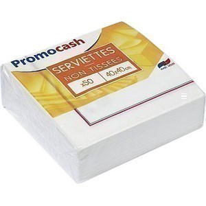 Serviettes non tisses dcor Pizza 40x40 cm Promocash - le paquet de 50 - Bazar - Promocash Douai