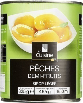 Pches demi-fruits sirop lger 465 g - Epicerie Sucre - Promocash Le Pontet