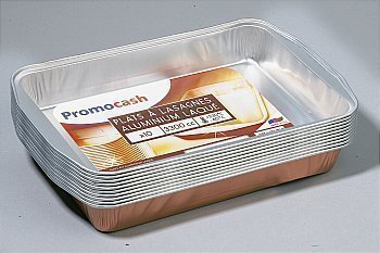 Plats  lasagnes aluminium laqu 3300 cc - Bazar - Promocash Granville