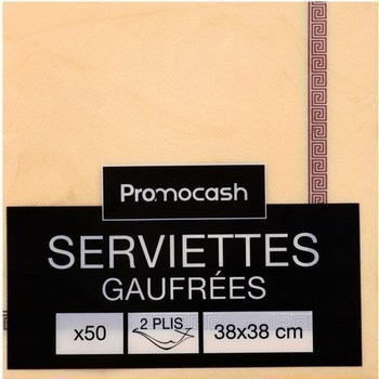 Serviettes gaufres 2 plis Olympia 38x38 vanille x50 - Bazar - Promocash 