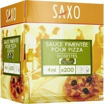 Sauce pimente pour pizza en dosettes 200x4 ml - Epicerie Sale - Promocash Aix en Provence