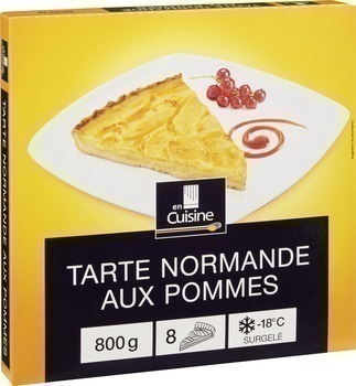 Tarte Normande 800 g - Surgels - Promocash PROMOCASH VANNES