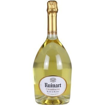 Champagne Blanc de Blancs brut Ruinart 12,5 150 cl - Vins - champagnes - Promocash Drive Agde