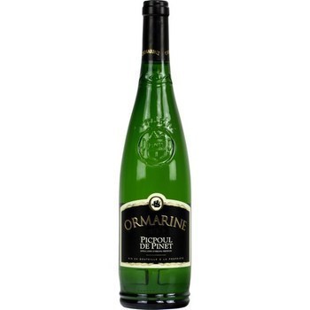 Picpoul de Pinet Ormarine 12,5 75 cl - Vins - champagnes - Promocash Guret