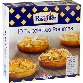 Tartelettes pommes 10x120 g - Surgels - Promocash Promocash