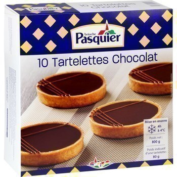Tartelettes chocolat x10 - Surgels - Promocash Dieppe