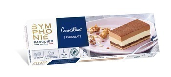 Entremet croustillant 3 chocolats 800 g - Surgels - Promocash Saumur