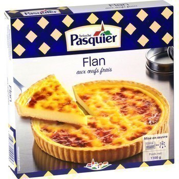 Flan aux oeufs frais 1100 g - Surgels - Promocash Dunkerque