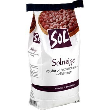 Poudre de dcoration Solneige sucre 'effet neige' 5 kg - Epicerie Sucre - Promocash Sarlat