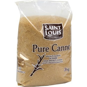Sucre en poudre Pure Canne 3 kg - Epicerie Sucre - Promocash Millau