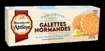 200G GALETTE NORMANDE B.ABBAYE - Epicerie Sucre - Promocash Rouen