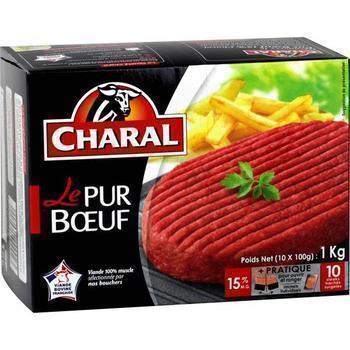 1KG X10 S.H PUR BOEUF CHARAL - Surgels - Promocash Dunkerque