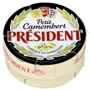 Petit camembert 45% M.G./ extrait sec - la pice de 145 g - Crmerie - Promocash Evreux