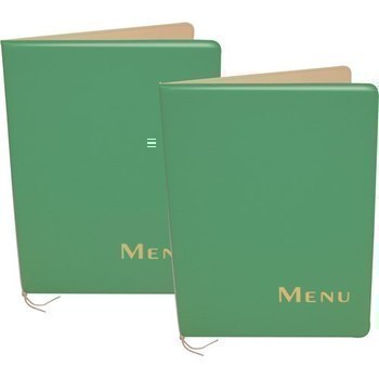 Protge-menu turquoise A4 - Bazar - Promocash PUGET SUR ARGENS