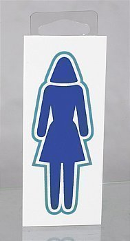 Pancarte ""silhouette femme""" - Bazar - Promocash Libourne