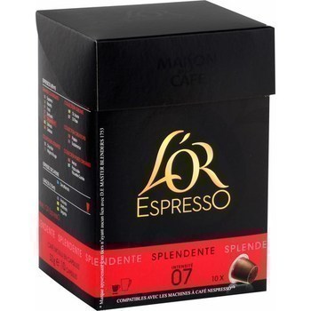 Caf capsules Splendente intensit 07 x10 - Epicerie Sucre - Promocash Thonon