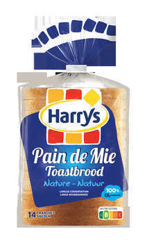 Pain de Mie Nature LC 12x12 Harrys FoodService - Pains et viennoiseries - Promocash Le Pontet