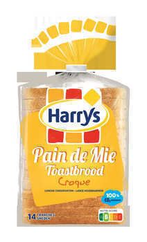Pain de Mie Spcial Croque LC 12x12 Harrys FoodService - Pains et viennoiseries - Promocash Dunkerque