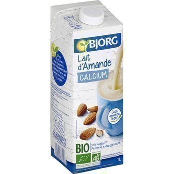 Lait d'amande calcium bio 1 l - Epicerie Sale - Promocash Bziers