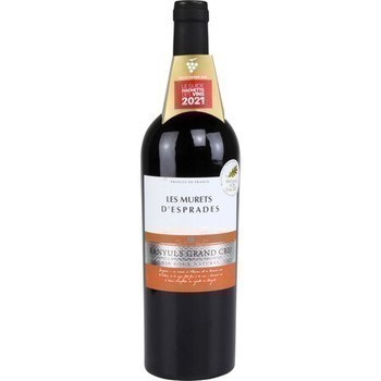 BANYULS GD CRU ROUGE MURET MILLESIME-la bouteille 75cl - Vins - champagnes - Promocash Fougres