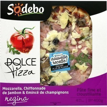 400G DOLCE PIZZA REGINA SODEBO - Charcuterie Traiteur - Promocash Thonon