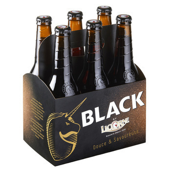 6X33CL LICORNE BLACK 6%V - Brasserie - Promocash Forbach