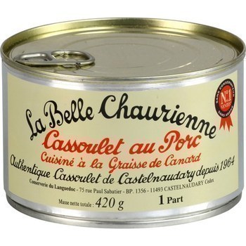 Bte 1/2 cassoulet porc b.chaur - Epicerie Sale - Promocash Promocash