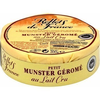 Petit Munster grom au lait cru 200 g - Crmerie - Promocash Aix en Provence