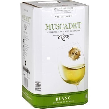 Muscadet 11,5 10 l - Vins - champagnes - Promocash Aix en Provence