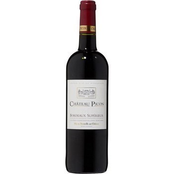 Vin rouge Bordeaux suprieur 2016 Chteau Picon 13,5 75 cl - Vins - champagnes - Promocash Promocash