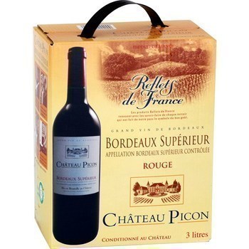 Bordeaux suprieur - Chteau Picon 14 3 l - Vins - champagnes - Promocash LANNION