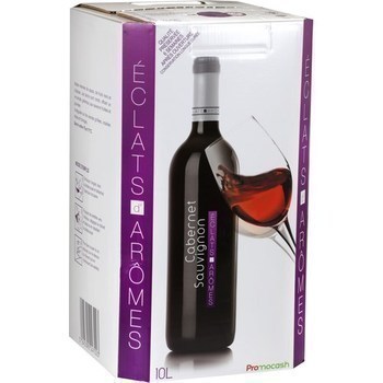 Vin de pays d'Oc Cabernet Sauvignon Eclats d'Armes 12,5 10 l - Vins - champagnes - Promocash Roanne