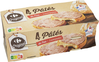 4X1/10 PATES FOIE PORC CARREF. - Epicerie Sale - Promocash Boulogne